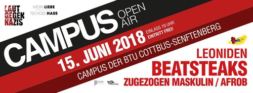 Laut gegen Nazis - Campus Open Air Cottbus